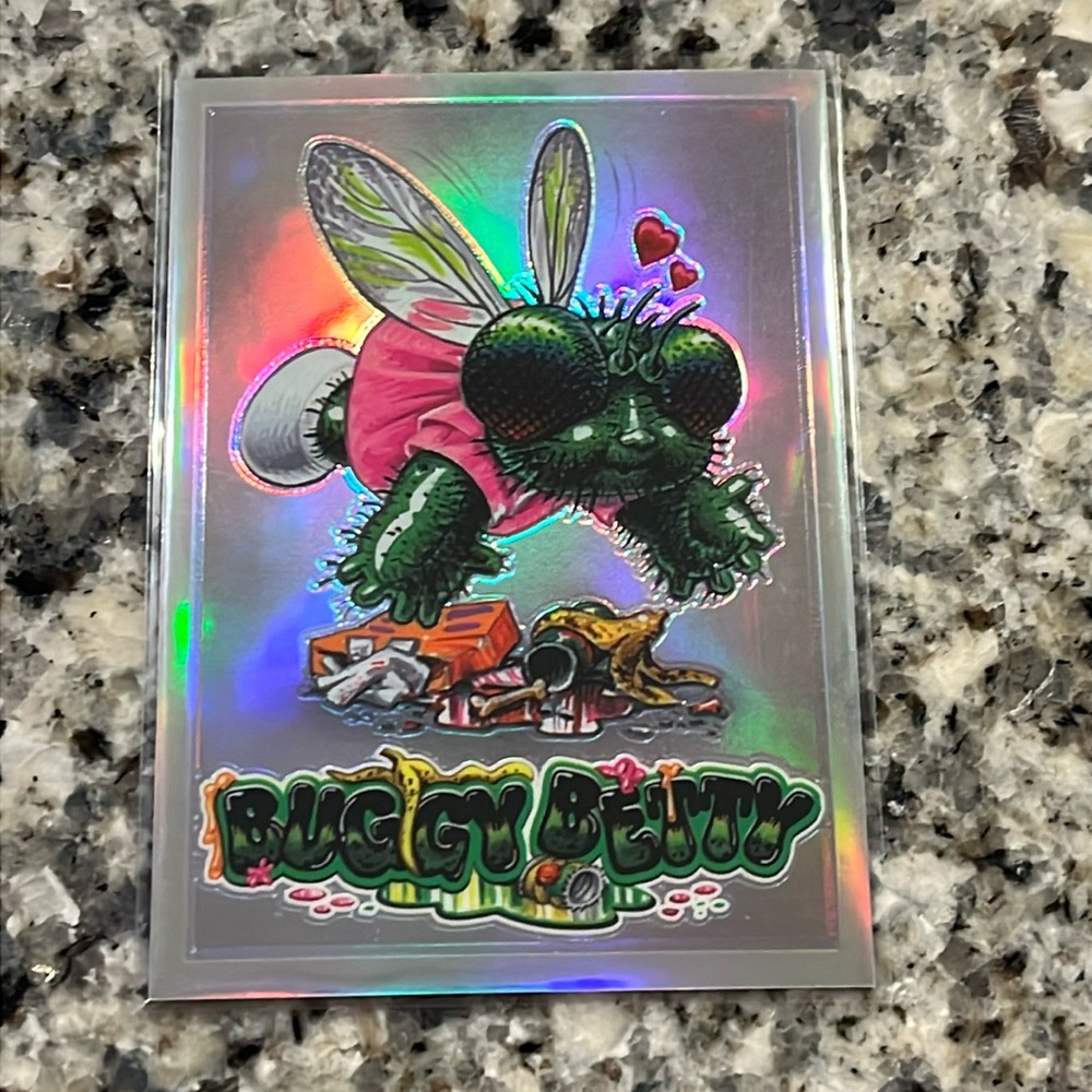 Garbage Pail Kids Chrome 2024 Series 7 Remember the Name Buggy Betty Refractor